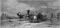 "A Scrub-race on the plains" - Lagarde sc. ; engraved for "Harper's weekly" from the picture by J.D. Smillie in the water-color exhibition. LCCN92513822.jpg