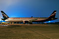 "Aeroflot"from a nose to a tail.Aeroflot - Russian Airlines Airbus A321-211 VP-BUM (4101546172).jpg
