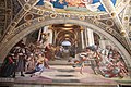 "Expulsion of Heliodorus from the Temple" by Raphael, Raphael Rooms, Vatican Museum (48466176181).jpg