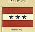 "RARATONGA National Flag" (Rarotonga) in 1899 according to the United States Navy, from book- Flags of Maritime Nations (1899) (page 117 crop).jpg