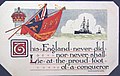 "This England never did nor never shall..." Shakespeare quote on postcard (28476163225).jpg