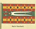 "TUNIS" "Bey's Standard" flag of Tunisia in 1899 published by the United States Navy book, Flags of Maritime Nations (1899) (page 141 crop).jpg